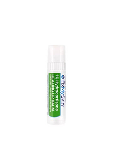 FixMySkin 1% Hydrocortisone Healing Lip Balm – Unflavored