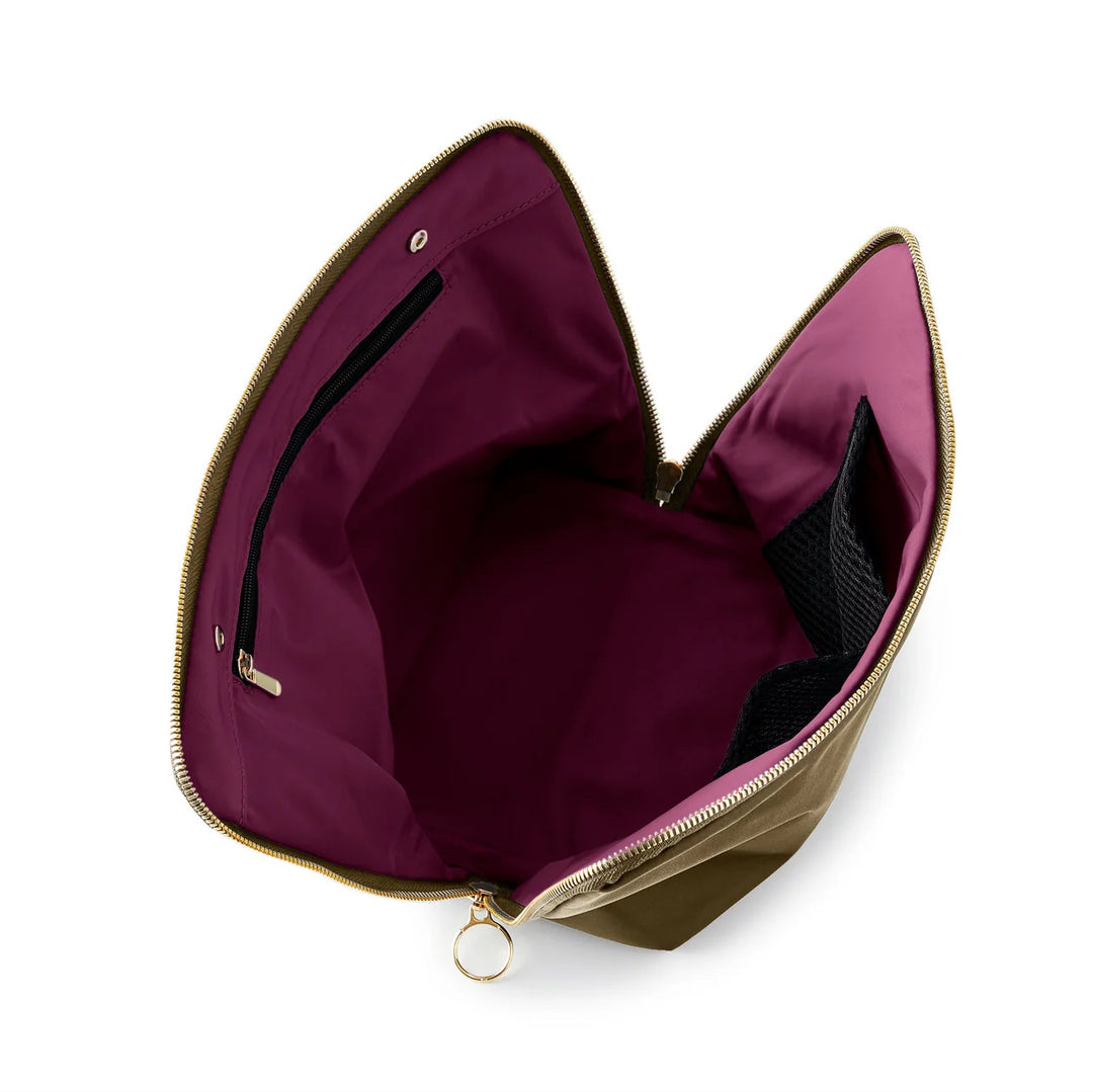 Vacationer Makeup Bag - Leather