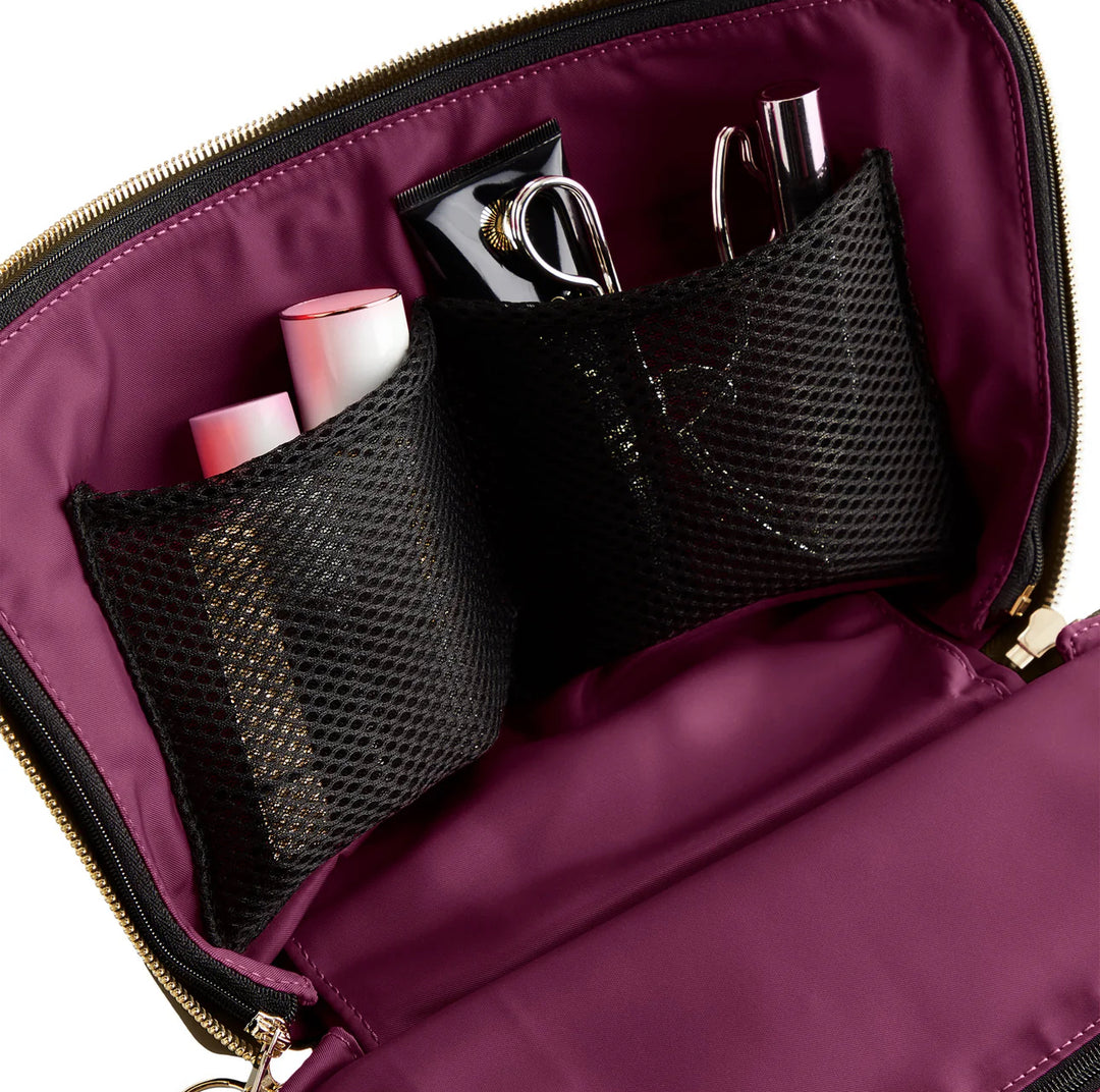 Vacationer Makeup Bag - Leather